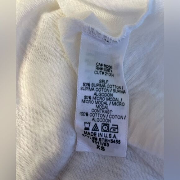 Splendid Shark Bite Tank Top White XS - Picture 5 of 6